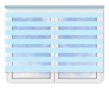 Стандартные рулонные шторы День Ночь Латина 0004 цена. Купить в «Мастерская Жалюзи»